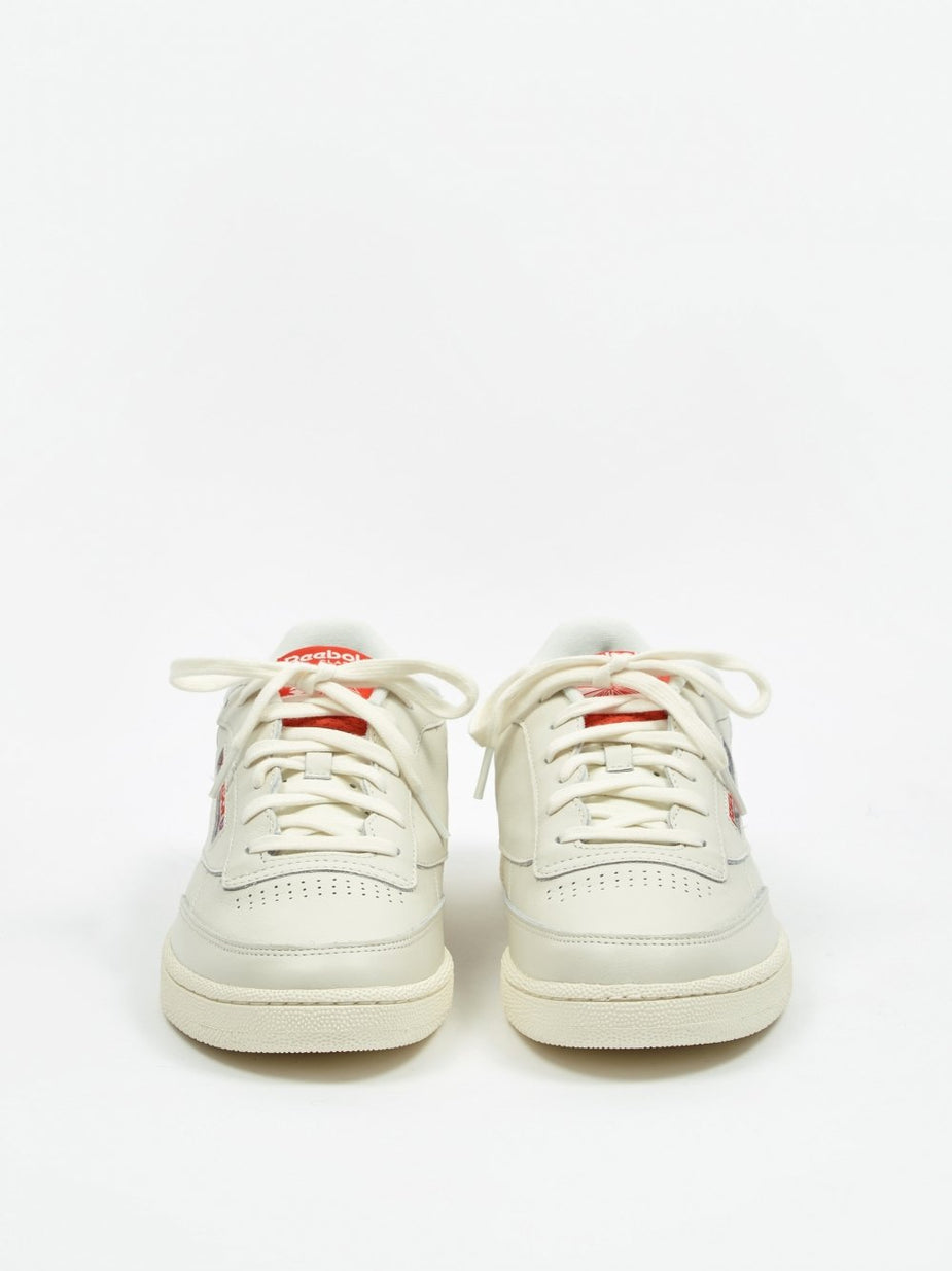 Reebok Reebok Club C 85 MU - Chalk/Radiant Red/Humble Blue - Red
