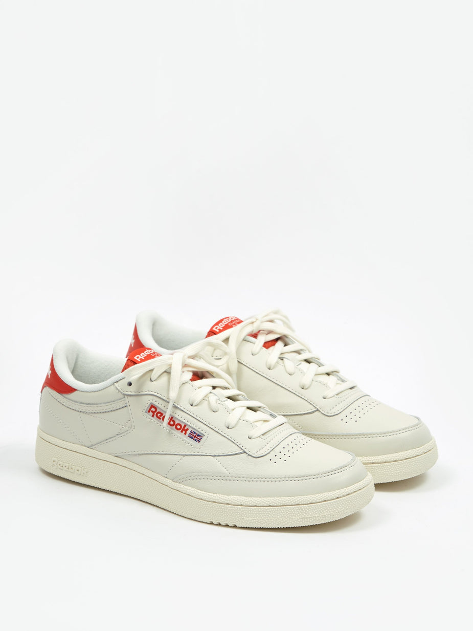 Reebok Reebok Club C 85 MU - Chalk/Radiant Red/Humble Blue - Red