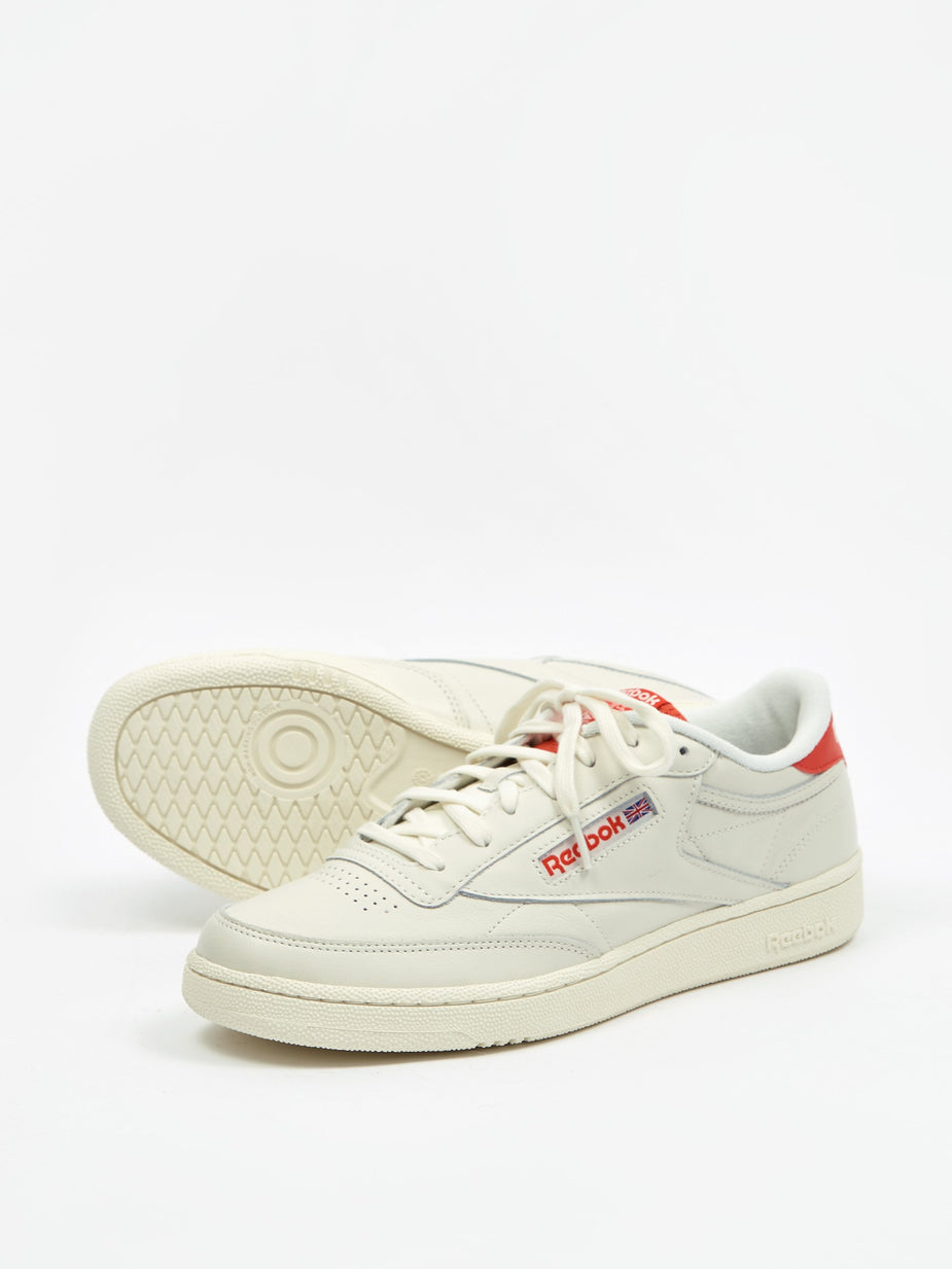 Reebok Reebok Club C 85 MU - Chalk/Radiant Red/Humble Blue - Red