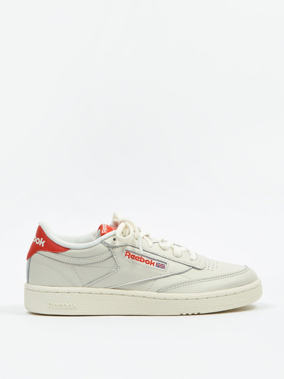 Reebok Reebok Club C 85 MU - Chalk/Radiant Red/Humble Blue - Red