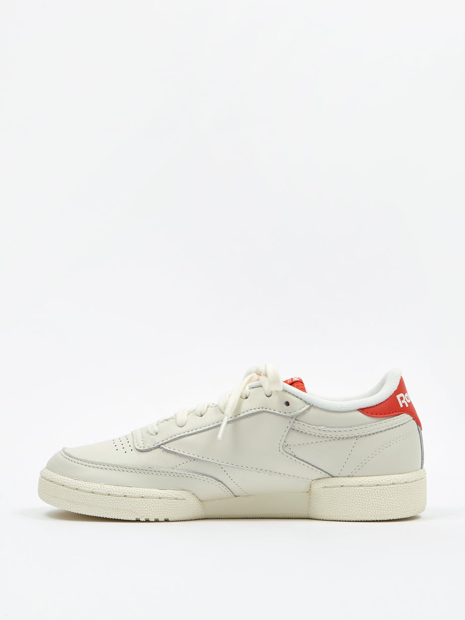 Reebok Reebok Club C 85 MU - Chalk/Radiant Red/Humble Blue - Red