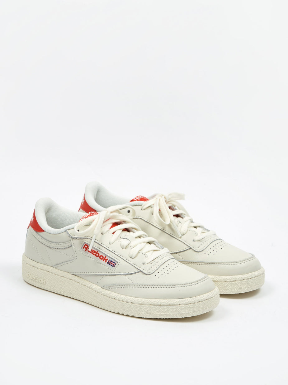 Reebok Reebok Club C 85 MU - Chalk/Radiant Red/Humble Blue - Red
