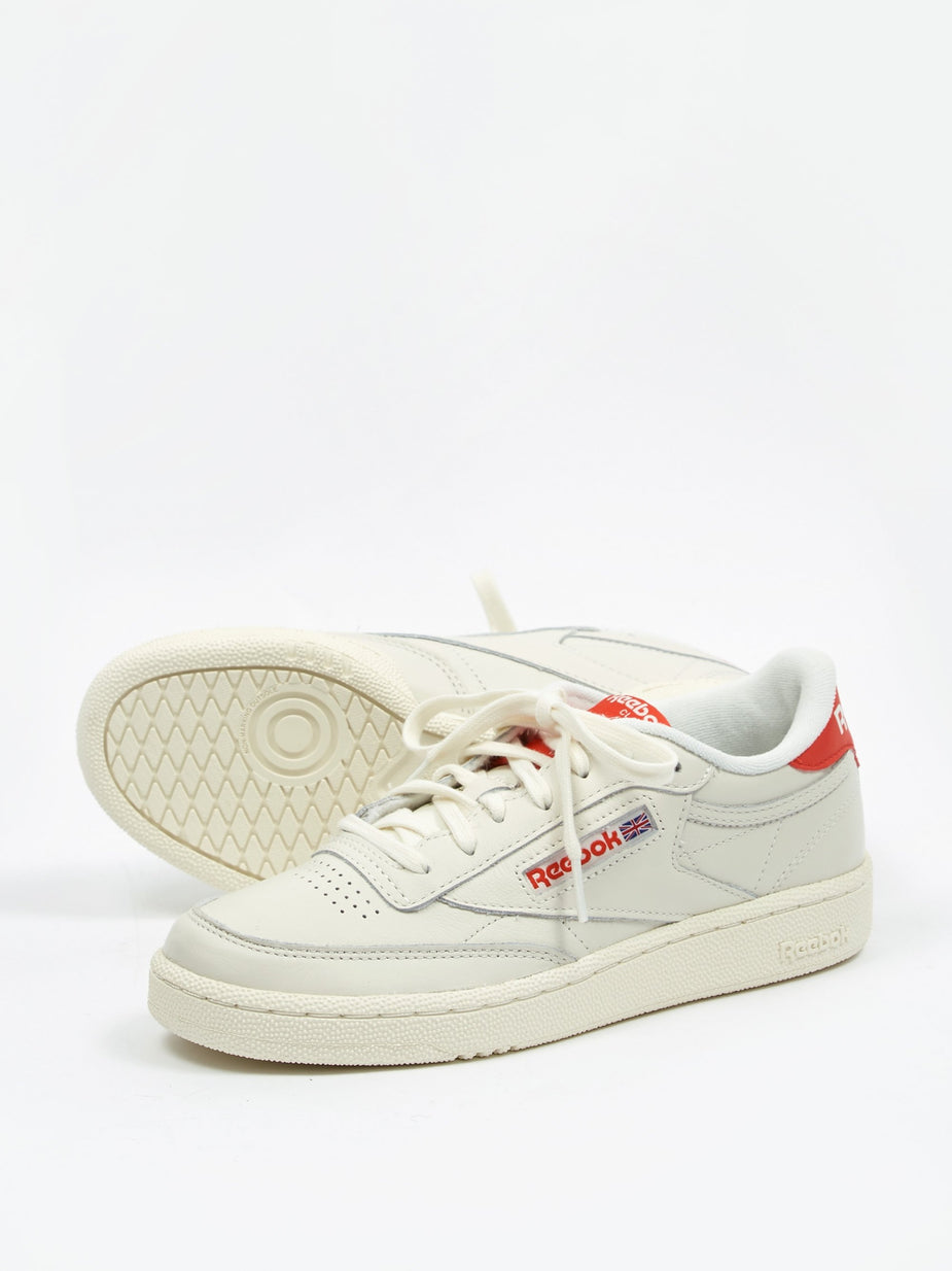Reebok Reebok Club C 85 MU - Chalk/Radiant Red/Humble Blue - Red