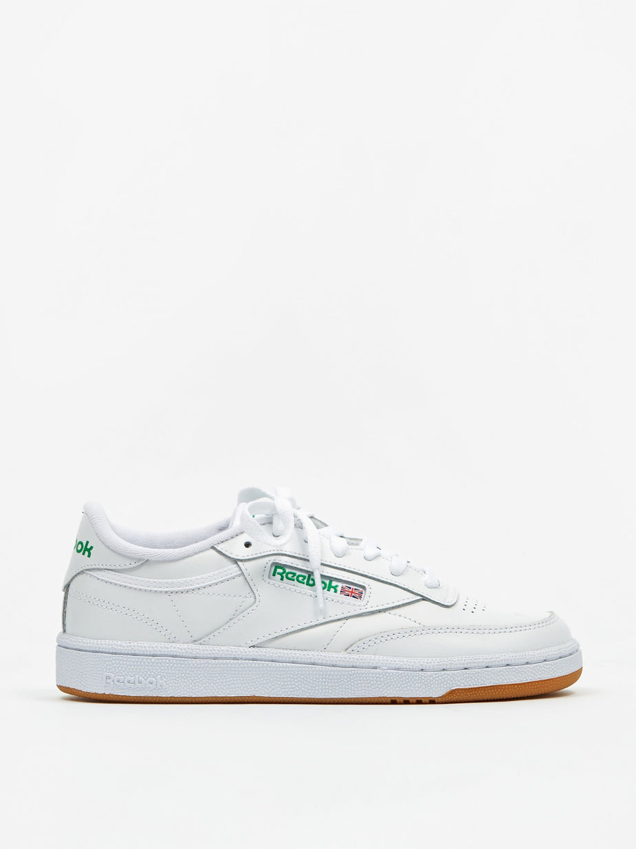 Reebok Reebok Club C 85 - White/Green/Gum - Green