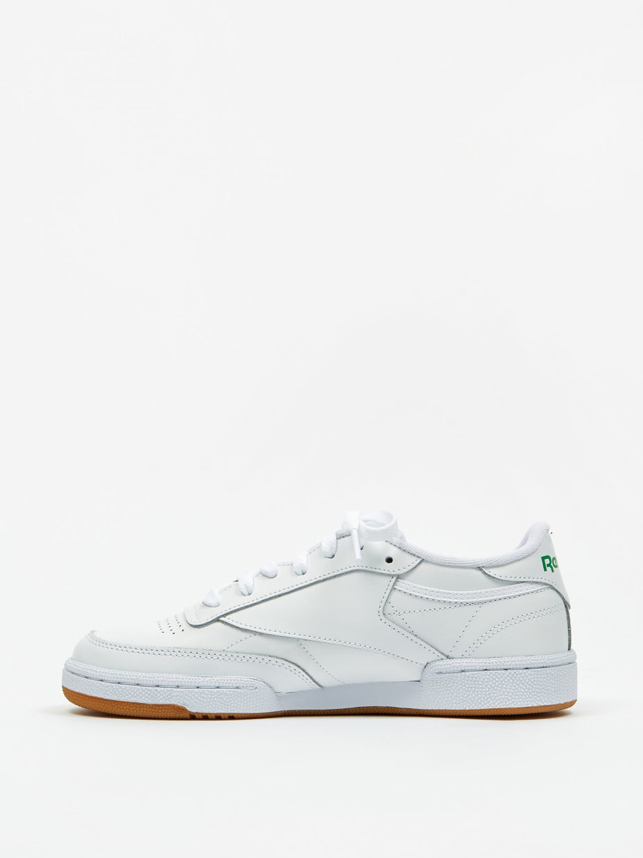 Reebok Reebok Club C 85 - White/Green/Gum - Green