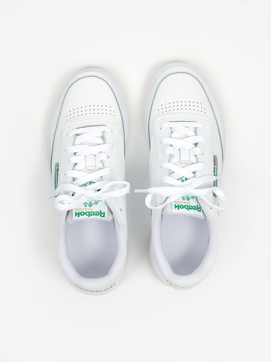 Reebok Reebok Club C 85 - White/Green/Gum - Green