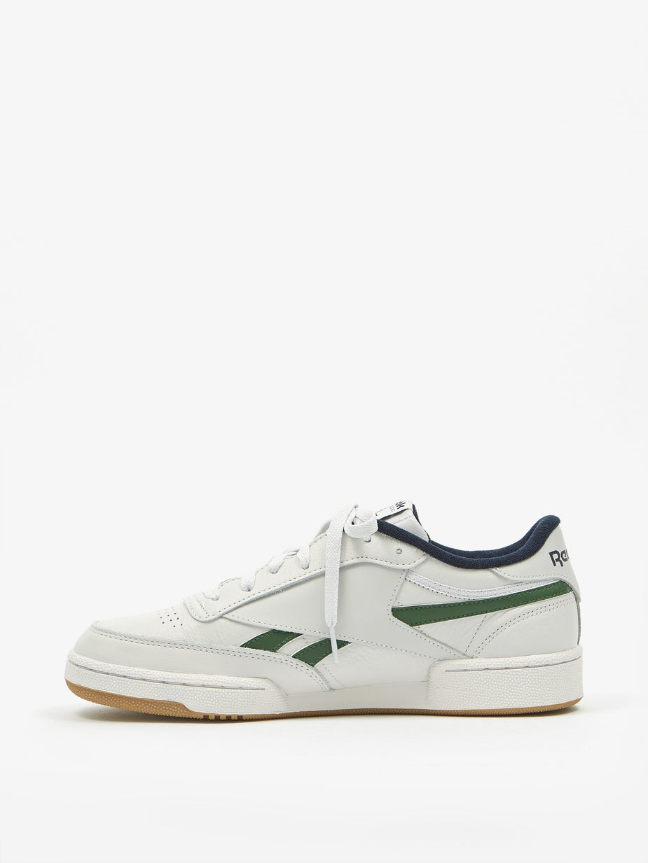 Reebok Reebok Club C Revenge - Porcelain/Utility Green/Vector Navy - White