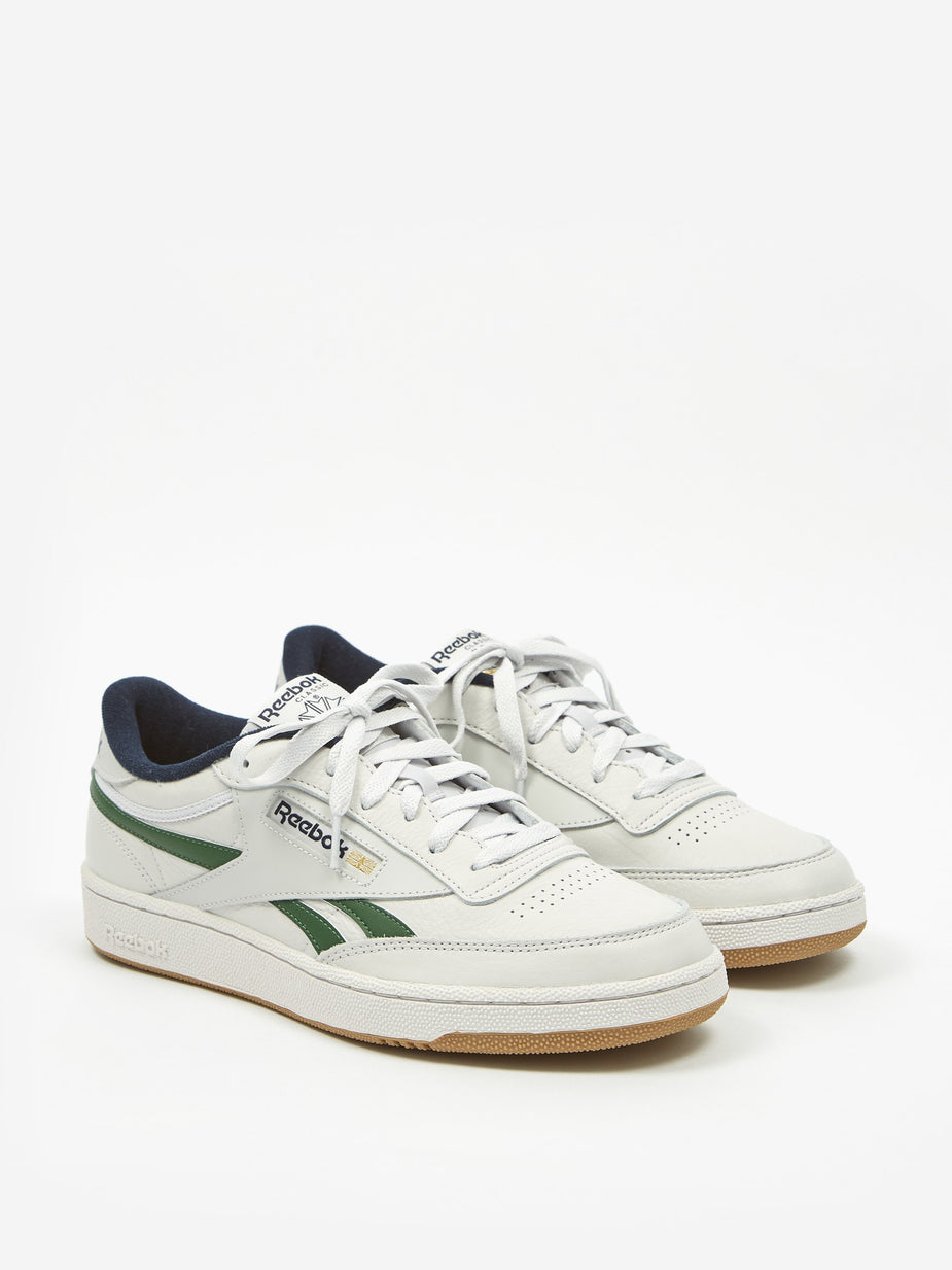 Reebok Reebok Club C Revenge - Porcelain/Utility Green/Vector Navy - White