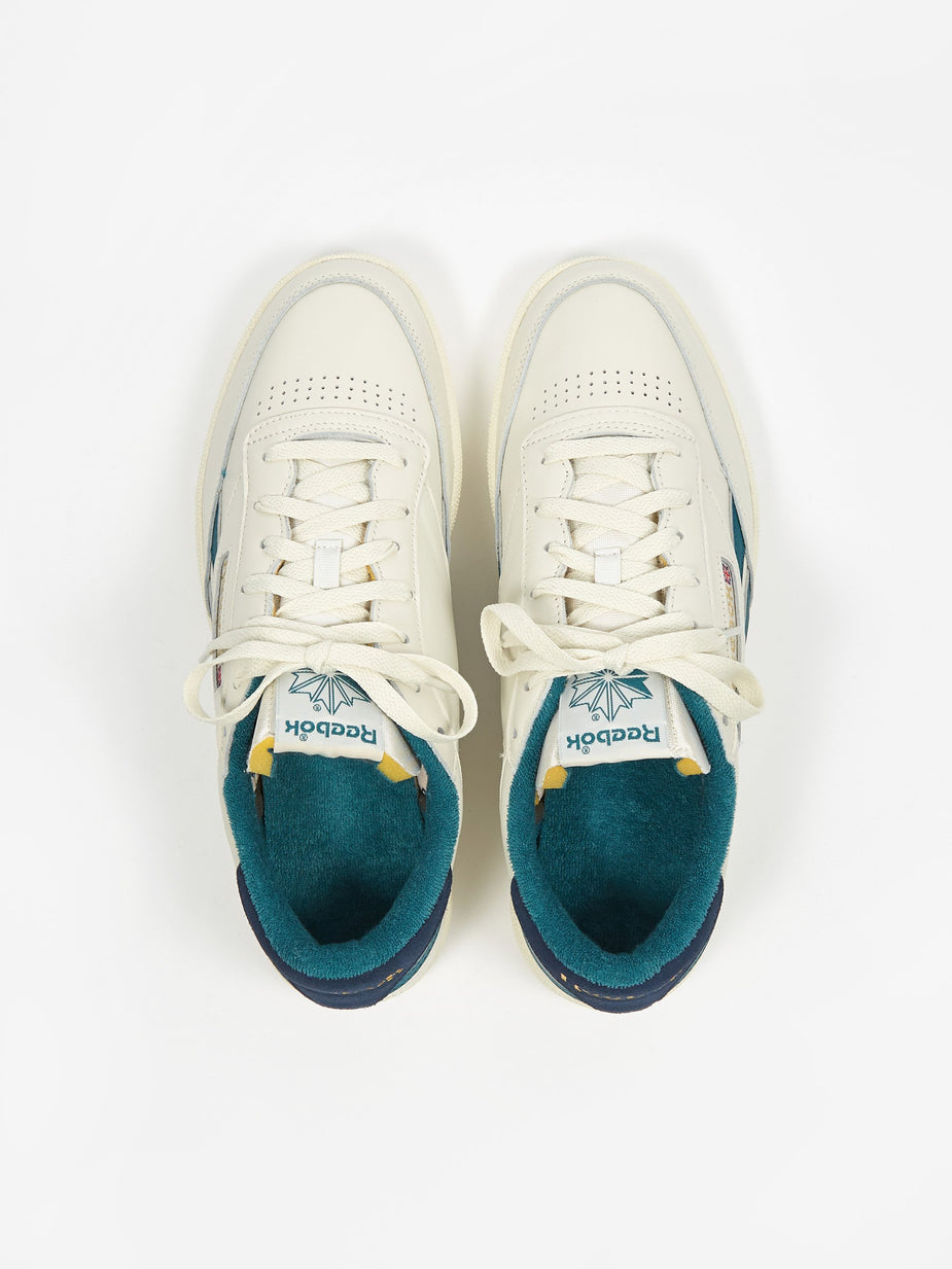 Reebok Reebok Club C Revenge MU - Chalk/Navy/Teal - Blue
