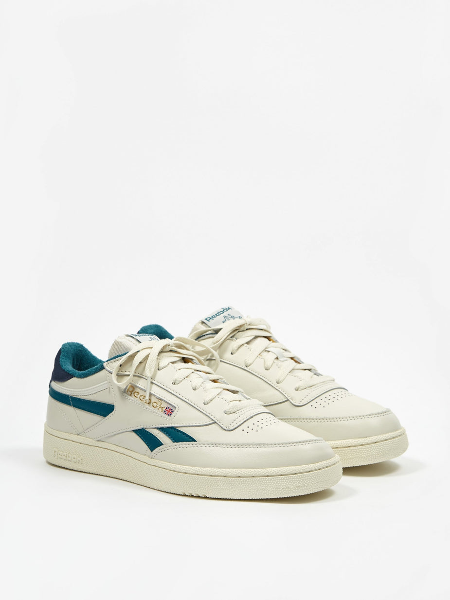 Reebok Reebok Club C Revenge MU - Chalk/Navy/Teal - Blue