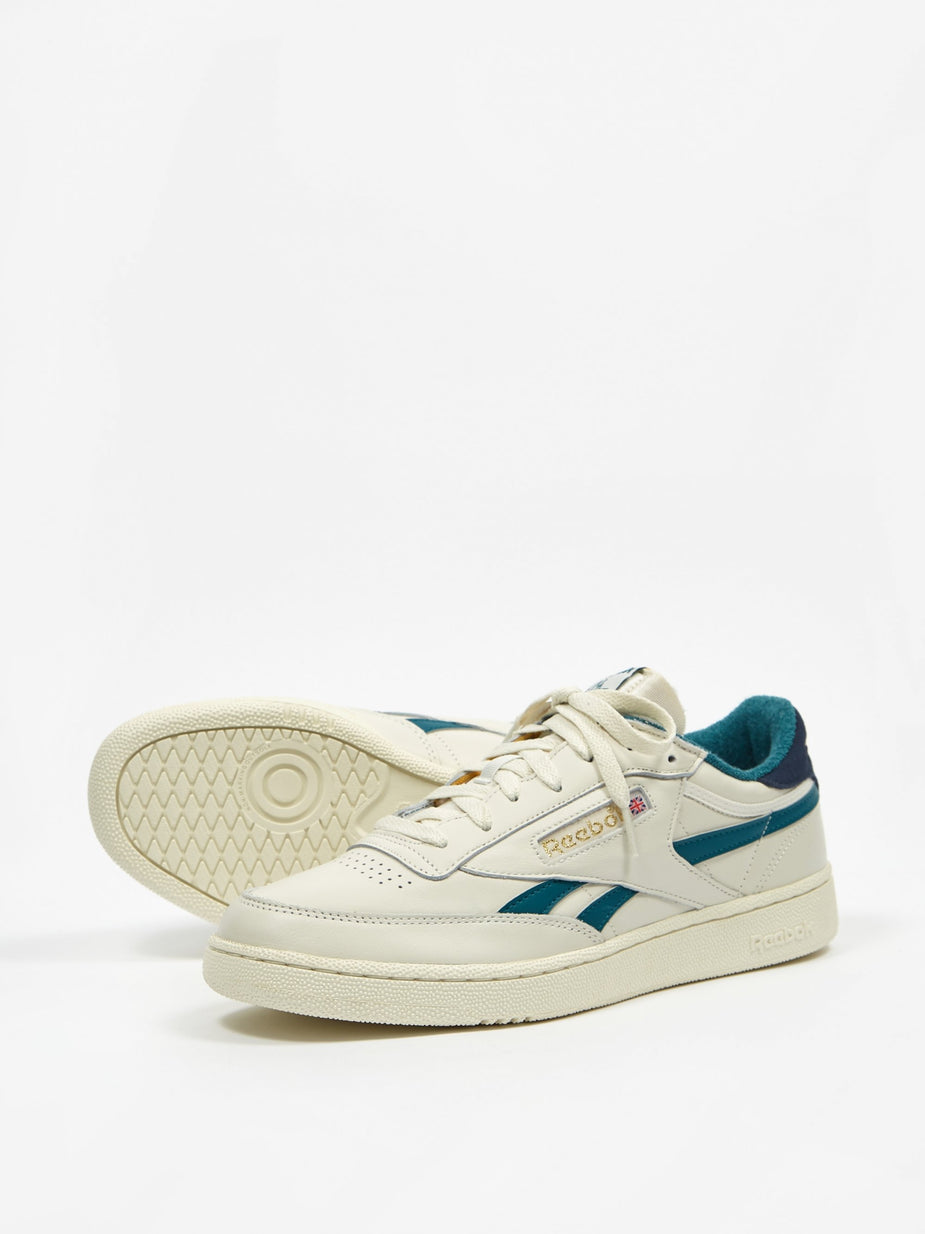 Reebok Reebok Club C Revenge MU - Chalk/Navy/Teal - Blue