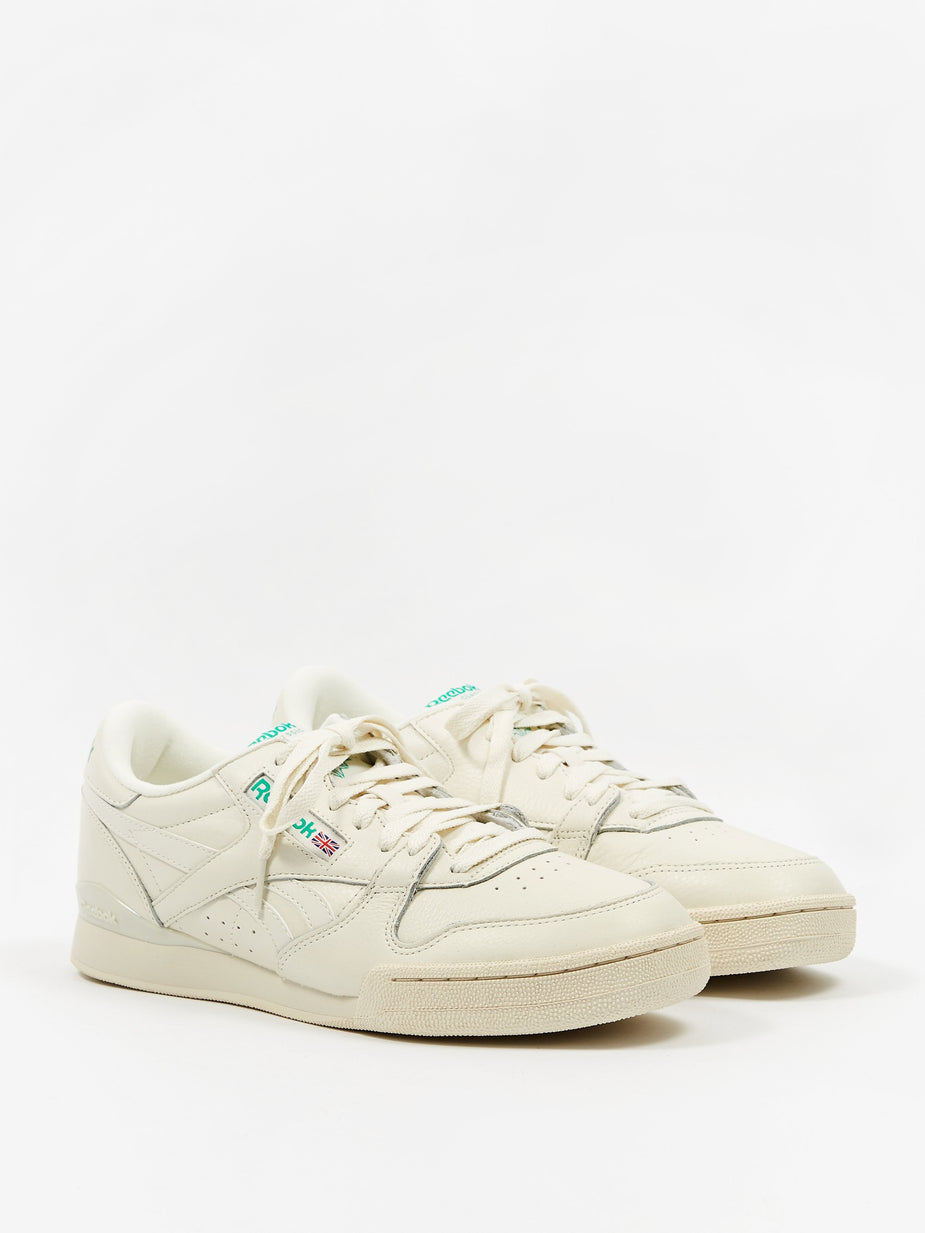 Reebok Reebok Phase 1 Pro MU - Chalk/Paper White/Emerald - White