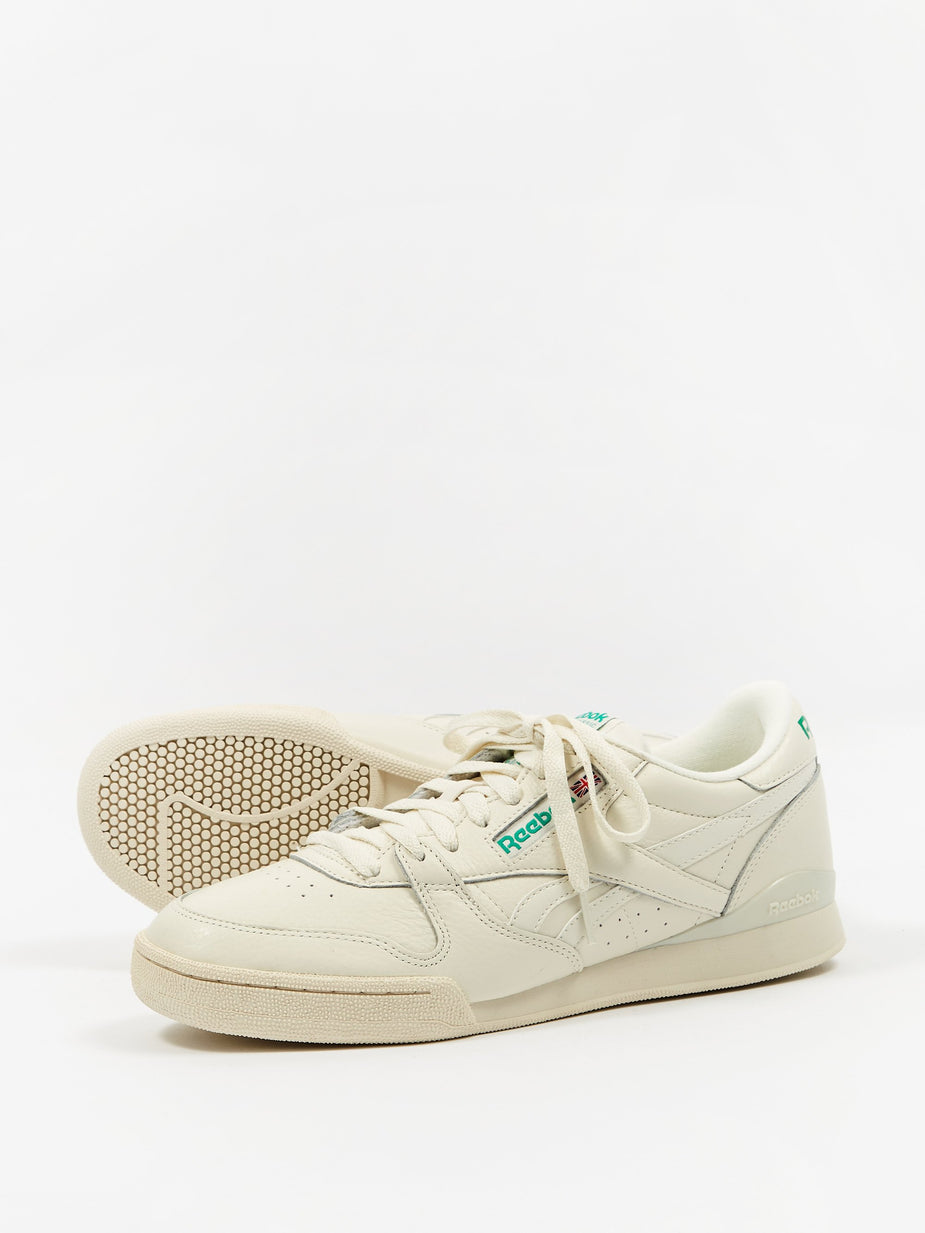 Reebok Reebok Phase 1 Pro MU - Chalk/Paper White/Emerald - White