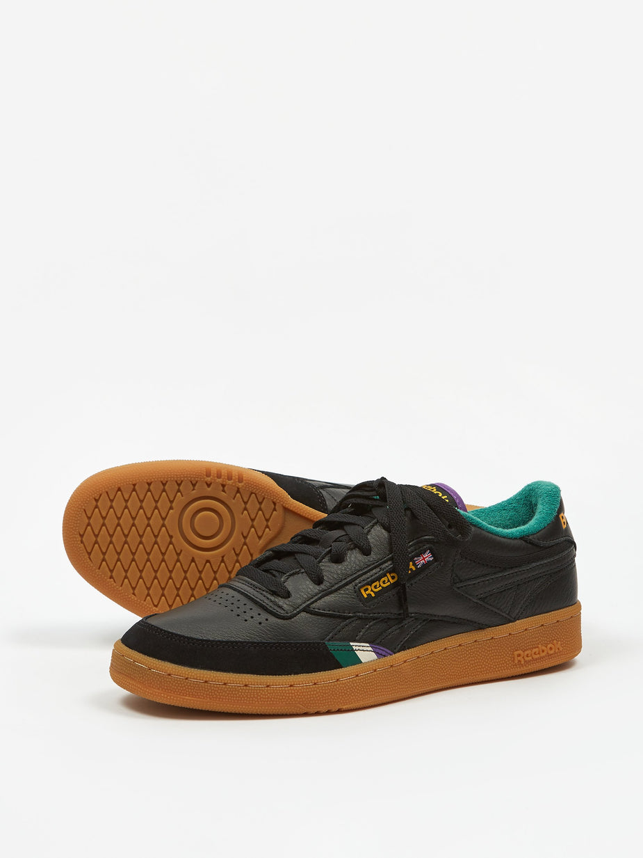 Reebok Reebok x Bronze Club C Revenge - Black/Green/Purple - Green