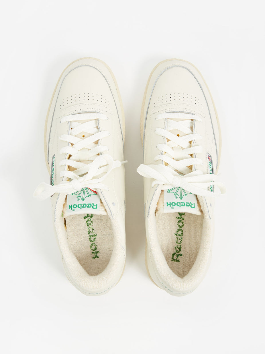 Reebok Reebok Club C 1985 TV - Chalk/White/Glen Green - Grey