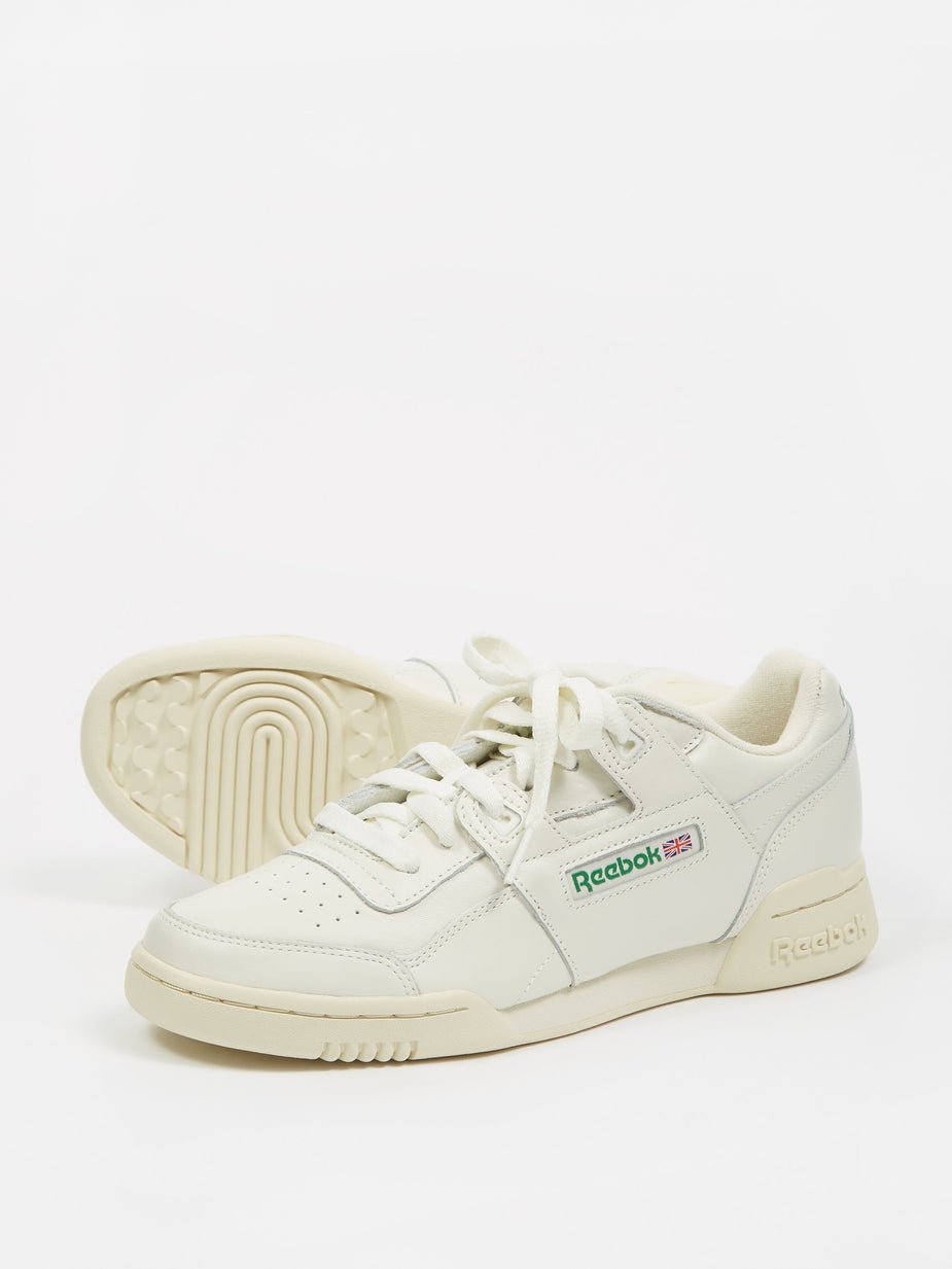 Reebok Reebok Workout Lo Plus - Chalk/White/Glen Green - Green