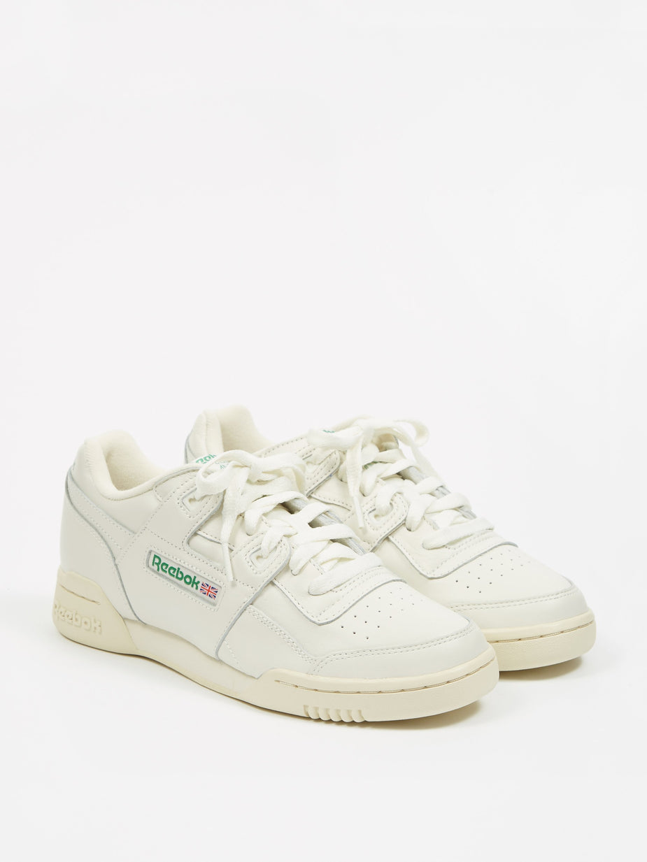 Reebok Reebok Workout Lo Plus - Chalk/White/Glen Green - Green