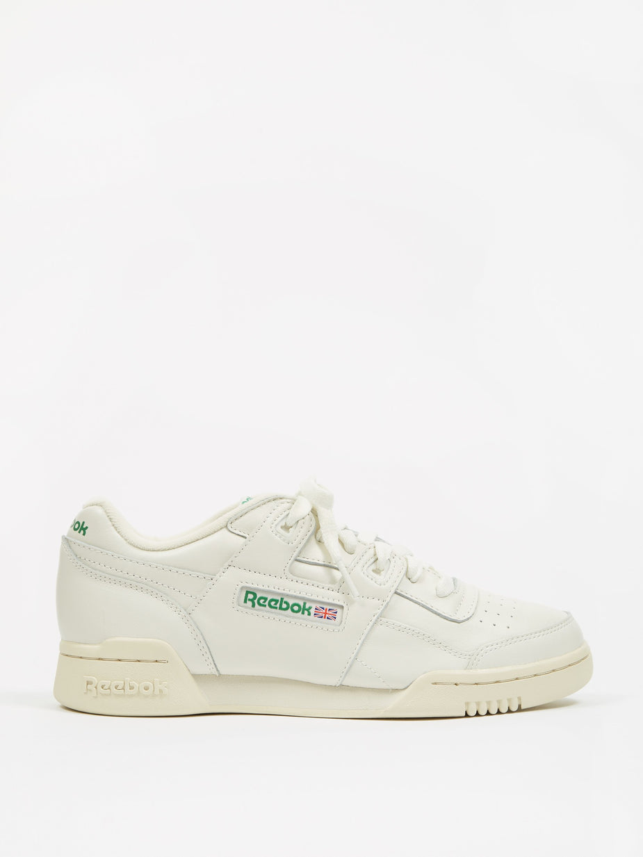 Reebok Reebok Workout Lo Plus - Chalk/White/Glen Green - Green