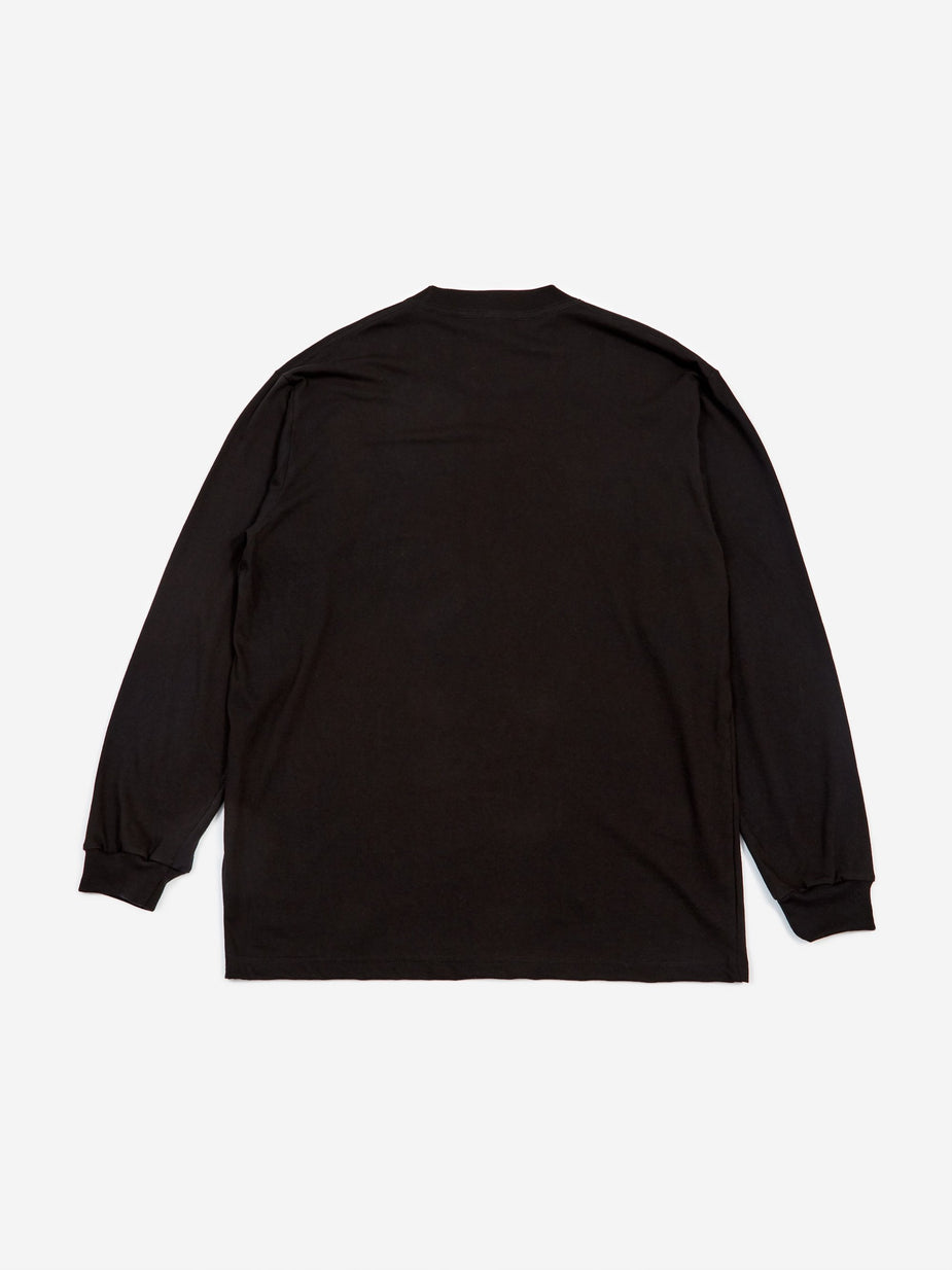 Richardson Richardson Longsleeve Pocket T-Shirt - Black - Black
