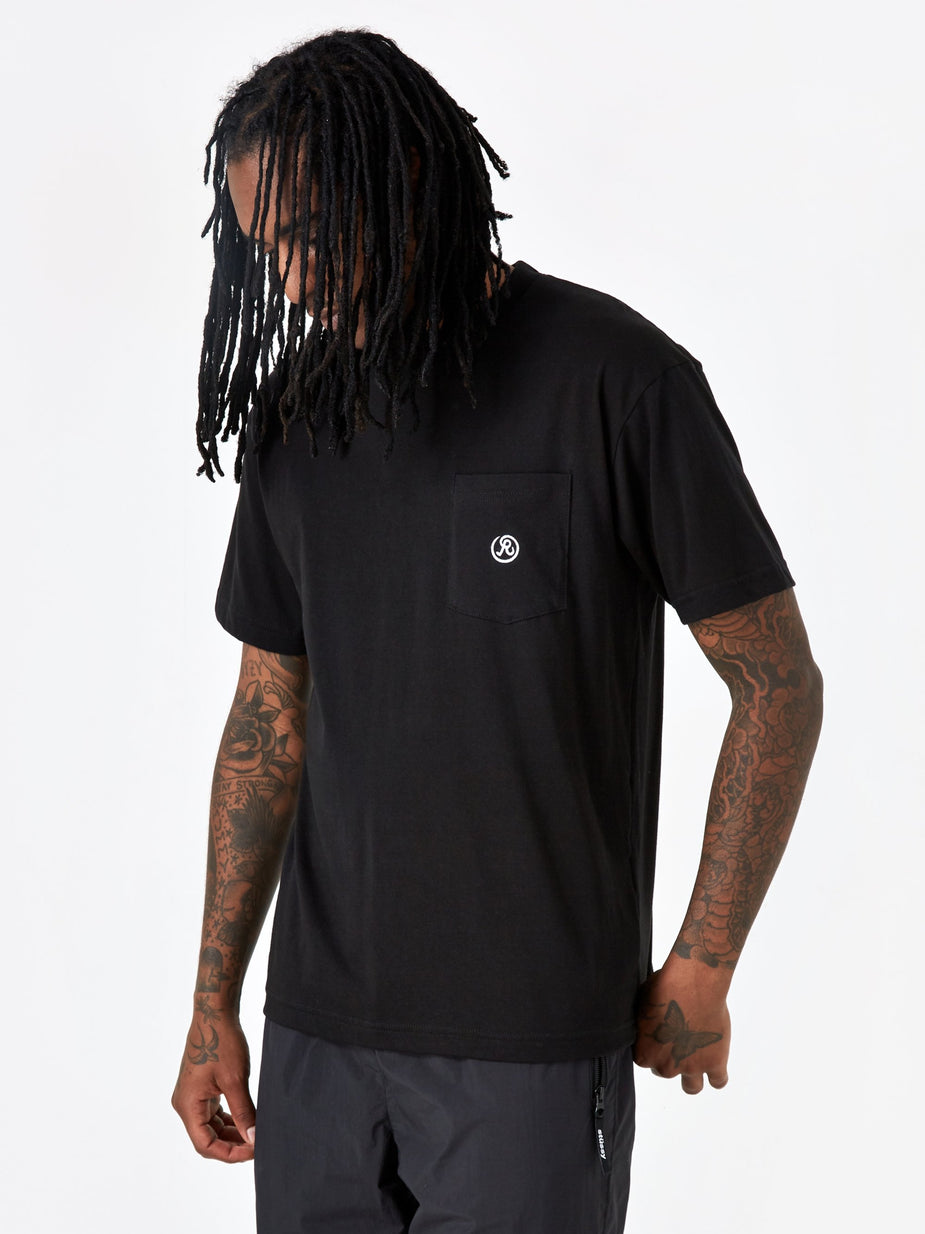 Richardson Richardson Pocket T-Shirt - Black - Black