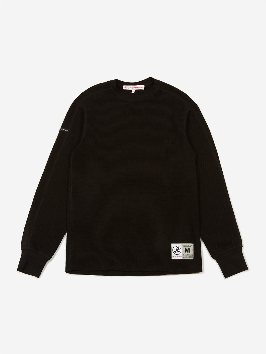 Richardson Richardson Thermal Longsleeve T-Shirt - Black - Black
