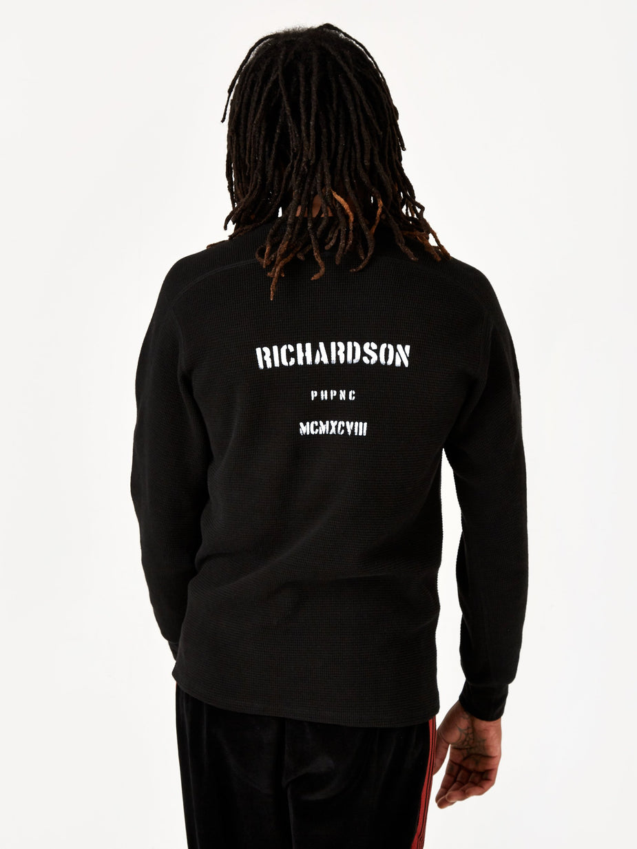 Richardson Richardson Thermal Longsleeve T-Shirt - Black - Black
