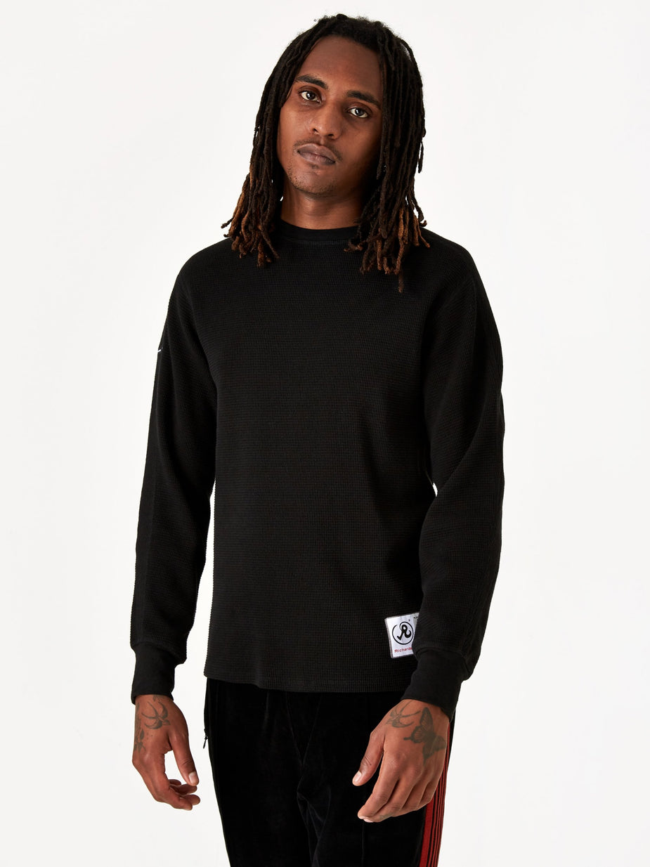 Richardson Richardson Thermal Longsleeve T-Shirt - Black - Black