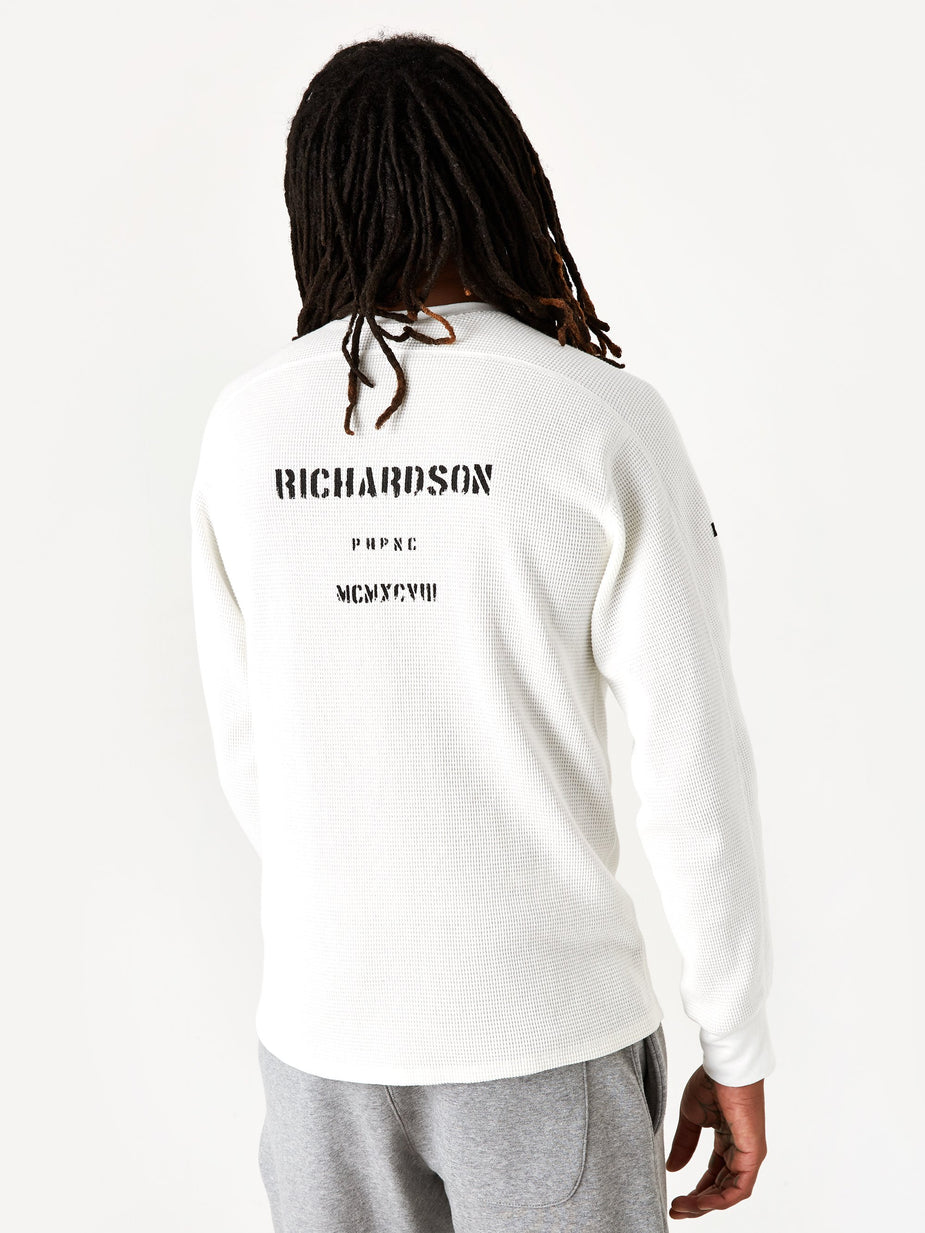 Richardson Richardson Thermal Longsleeve T-Shirt - White - White