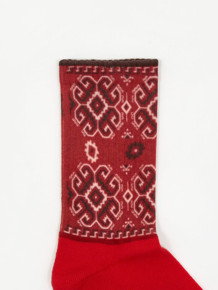 Rostersox Rostersox Bandana Sock - Red - Red