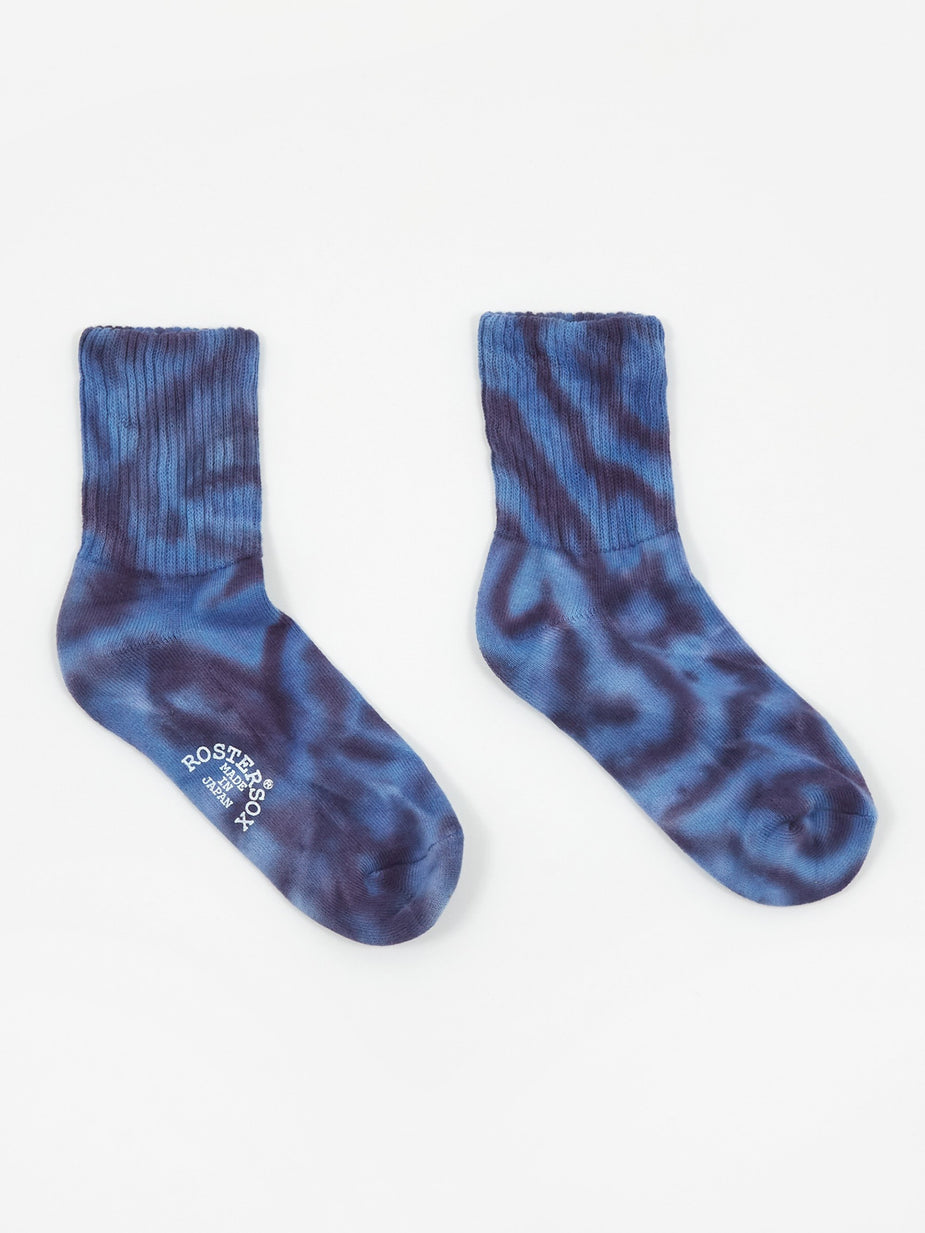 Rostersox Rostersox Tie Dye 1 Sock - Blue - Blue