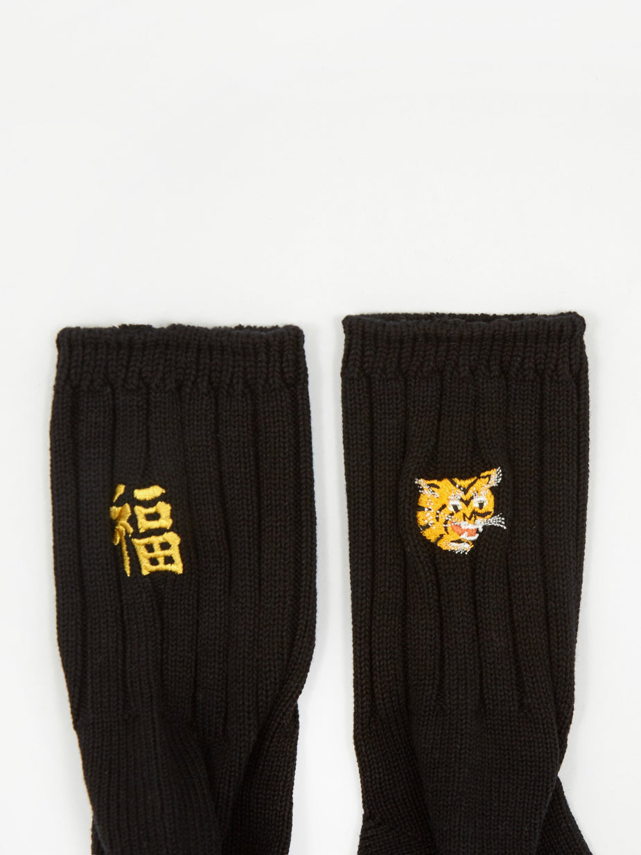 Rostersox Rostersox Tiger Sock - Black - Black