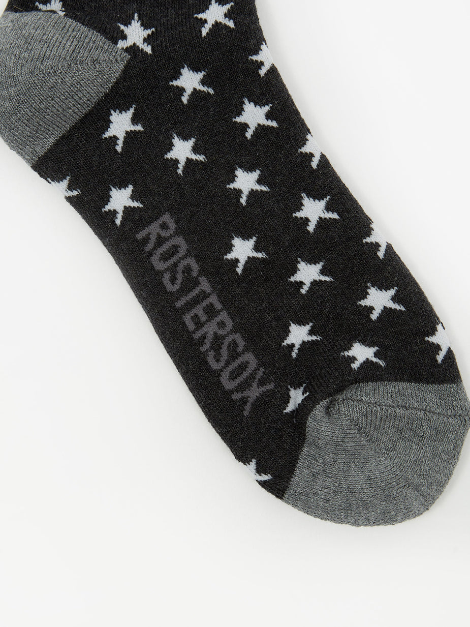 Rostersox Rostersox USA Old Socks - Black - Black