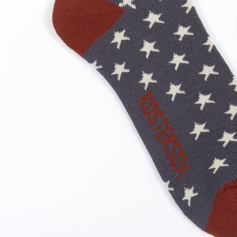 Rostersox Rostersox USA Old Socks - Navy - Blue