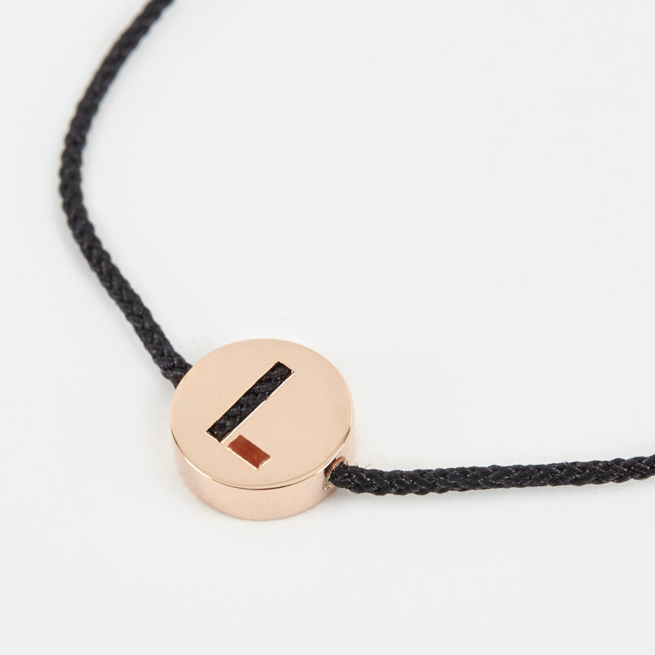 Ruifier Ruifier Black Cord L Bracelet - Other