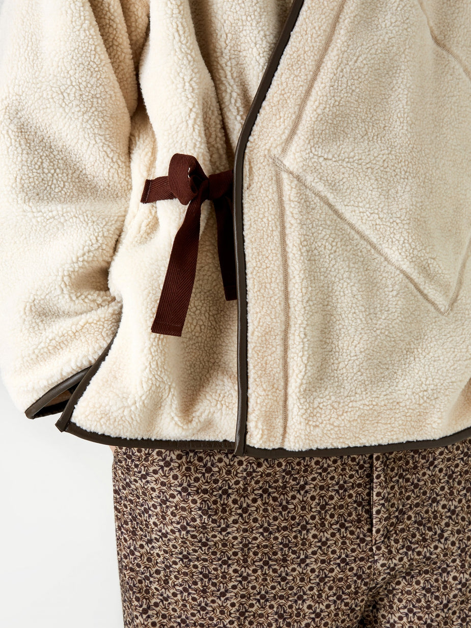 Sasquatchfabrix. Sasquatchfabrix Boa Hanten Jacket - Beige - Neutrals