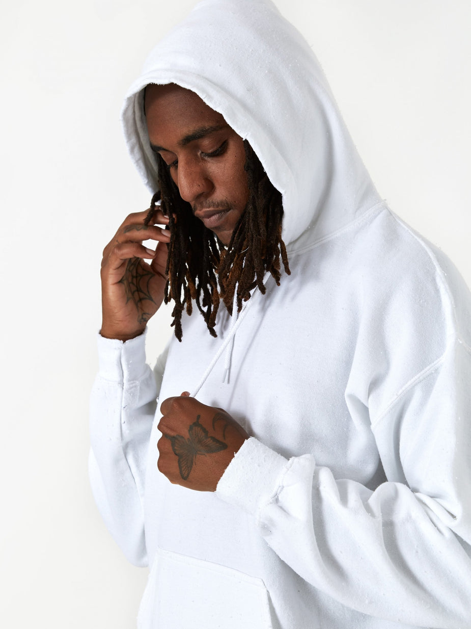 Sasquatchfabrix. Sasquatchfabrix. Kinpusen Pilling Sweat Hoodie - White - White