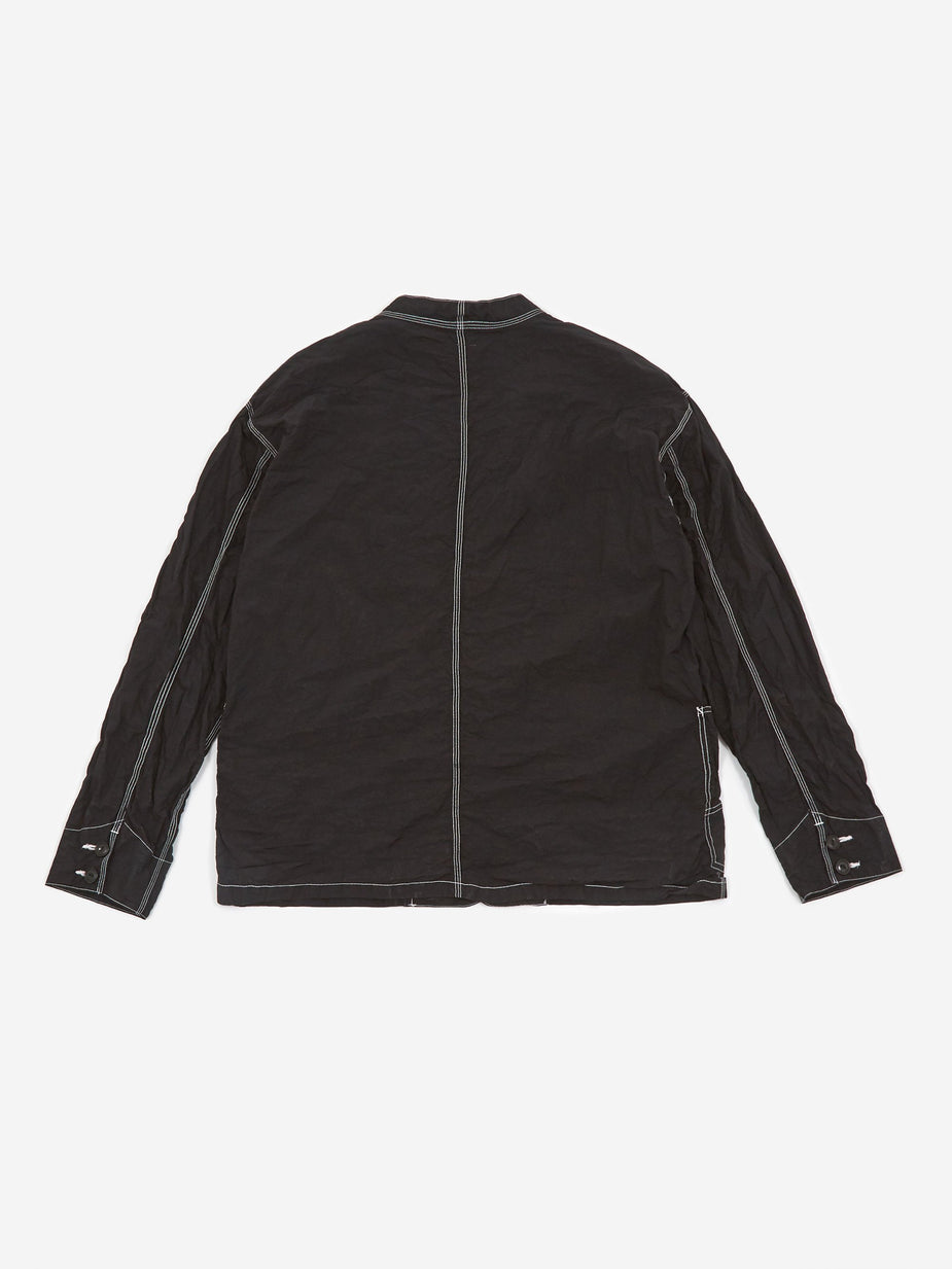 Sasquatchfabrix. Sasquatchfabrix Nylon Wa Neck Jacket - Black - Black