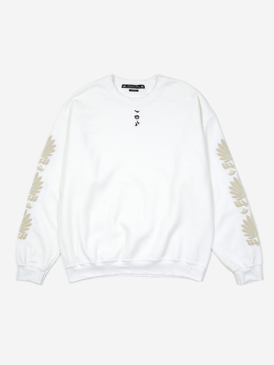 Sasquatchfabrix. Sasquatchfabrix. Oriental Fan Print Sweatshirt - White - White