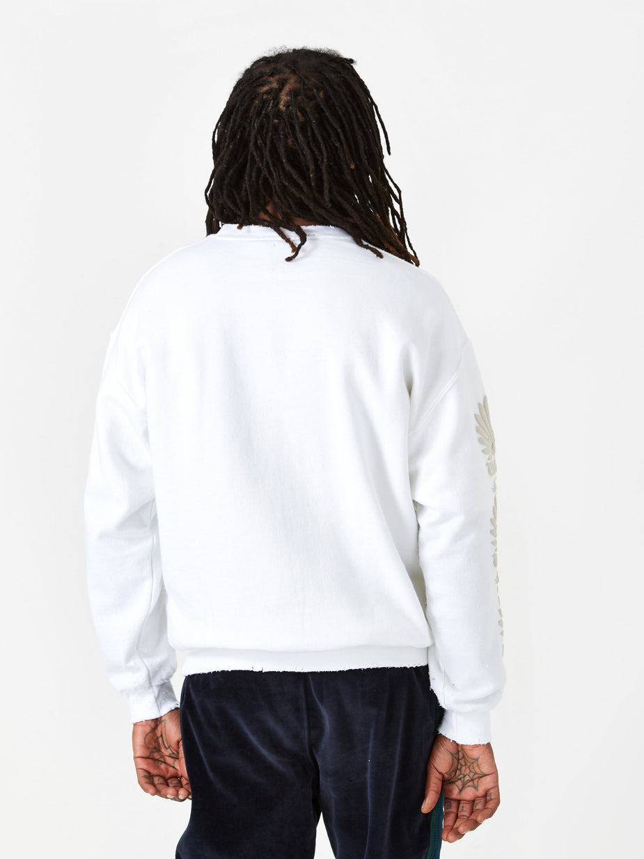 Sasquatchfabrix. Sasquatchfabrix. Oriental Fan Print Sweatshirt - White - White
