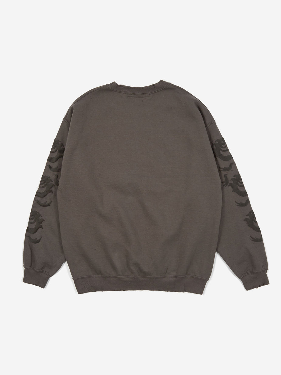 Sasquatchfabrix. Sasquatchfabrix. Oriental Orb Sweatshirt - Charcoal Grey - Grey