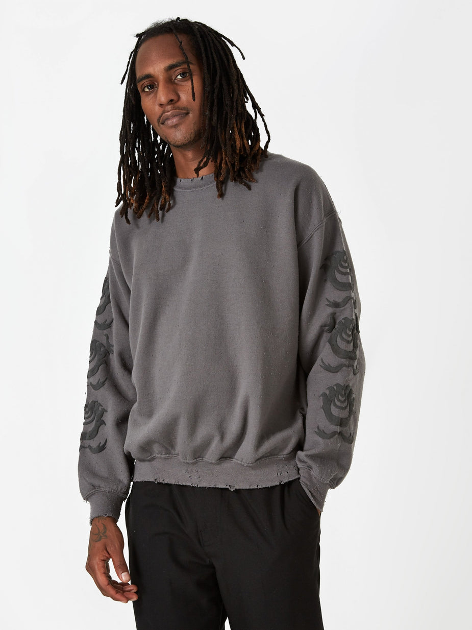 Sasquatchfabrix. Sasquatchfabrix. Oriental Orb Sweatshirt - Charcoal Grey - Grey