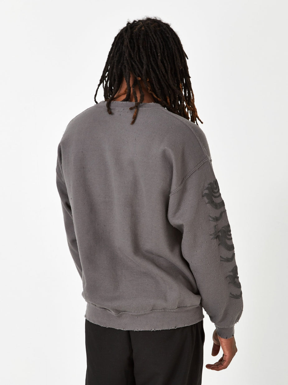 Sasquatchfabrix. Sasquatchfabrix. Oriental Orb Sweatshirt - Charcoal Grey - Grey