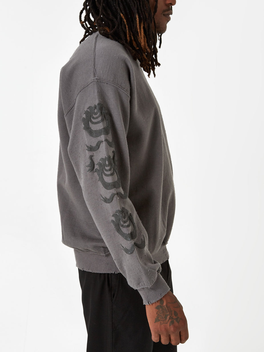 Sasquatchfabrix. Sasquatchfabrix. Oriental Orb Sweatshirt - Charcoal Grey - Grey