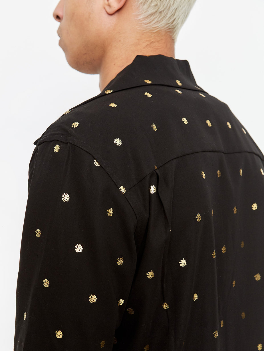 Sasquatchfabrix. Sasquatchfabrix Small Dragon Tailored Shirt - Black - Black
