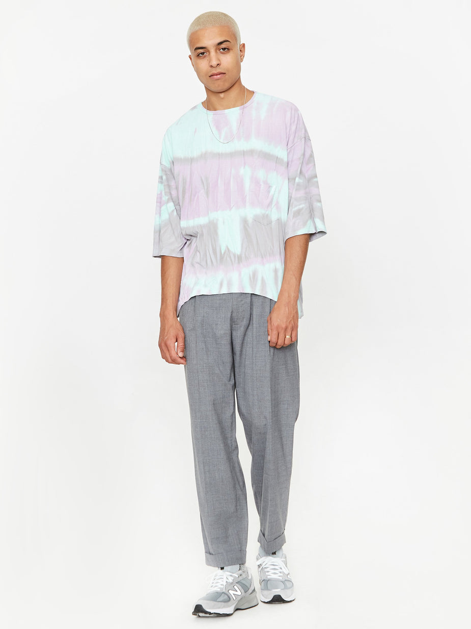 Sasquatchfabrix. Sasquatchfabrix Tie Dye Pocket Half Sleeve T-Shirt - Grey Green - Green