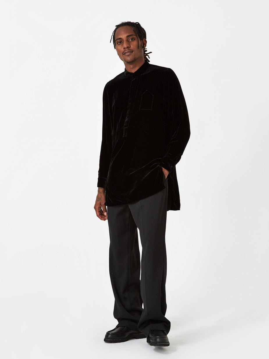 Sasquatchfabrix. Sasquatchfabrix. Velvet Long Shirt - Black - Black