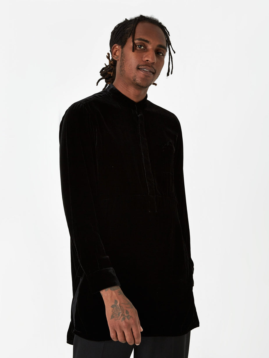 Sasquatchfabrix. Sasquatchfabrix. Velvet Long Shirt - Black - Black