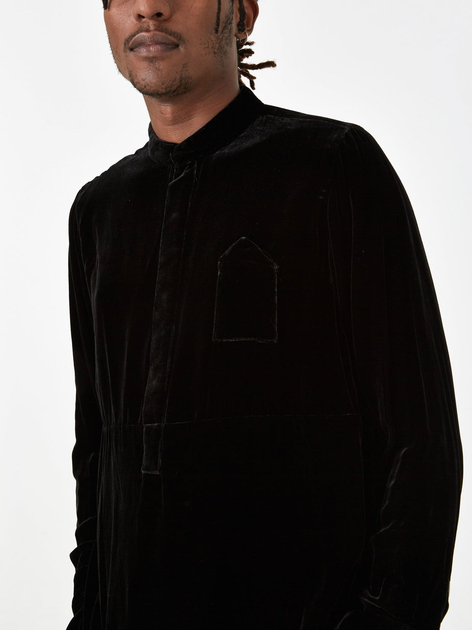 Sasquatchfabrix. Sasquatchfabrix. Velvet Long Shirt - Black - Black