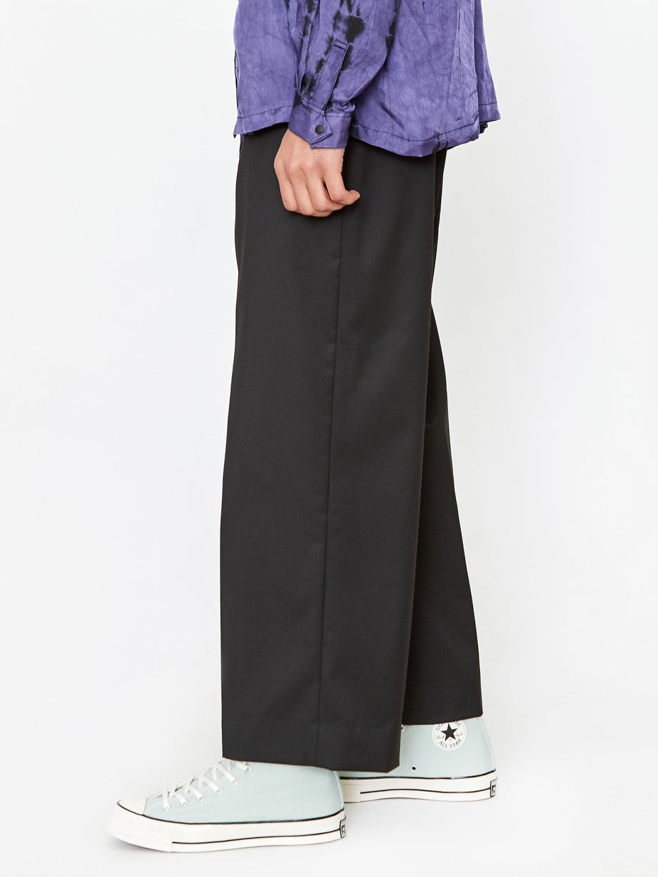 Sasquatchfabrix. Sasquatchfabrix Wide Silhouette Trouser - Black - Black