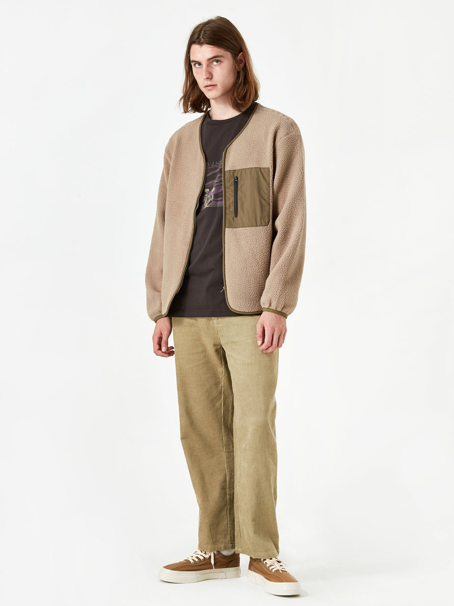 Satta Satta Mikah Fleece Jacket - Stone - Grey